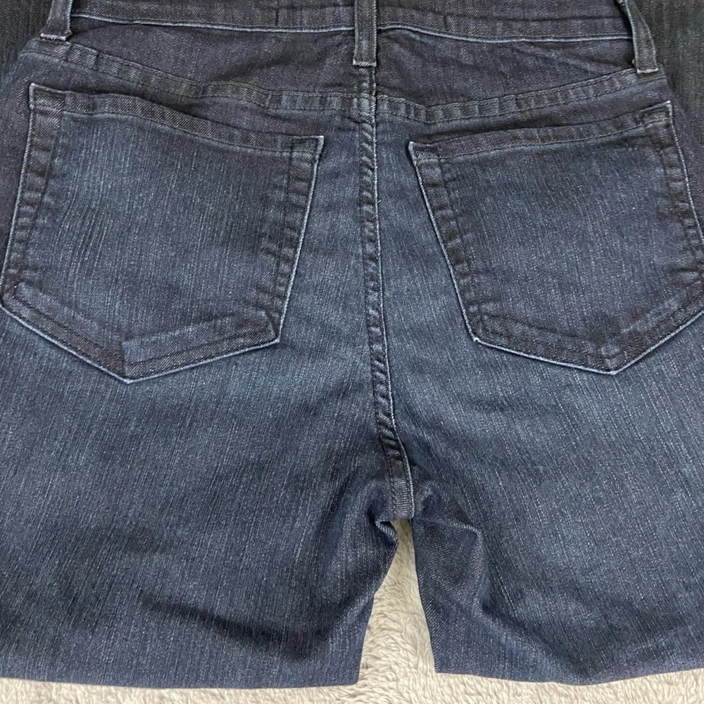 NYDJ Dark Rinse Cuffed Stretch Denim Capris 4P